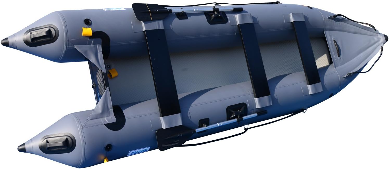 14.1ft Inflatable Boat Kayak Canoe for 3 Person Fishing N67642
