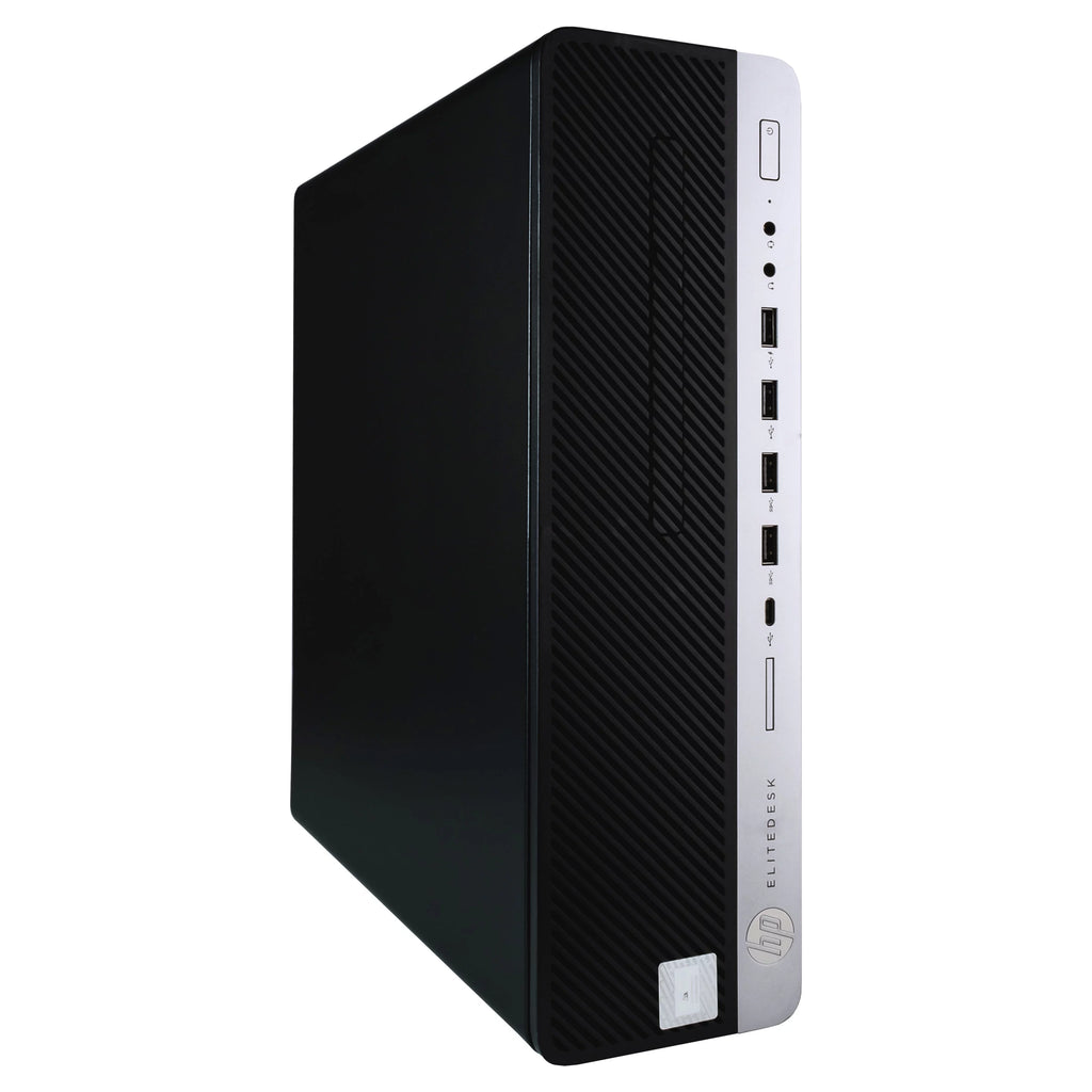 Refurbished Desktop Computer with Hexa Core i5, 16GB RAM, 500GB SSD, 24in Monitor, Keyboard and Mouse Y3386