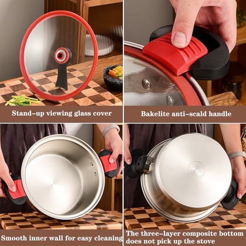 Stainless Steel Stovetop Pressure Cooker 7.5L B781