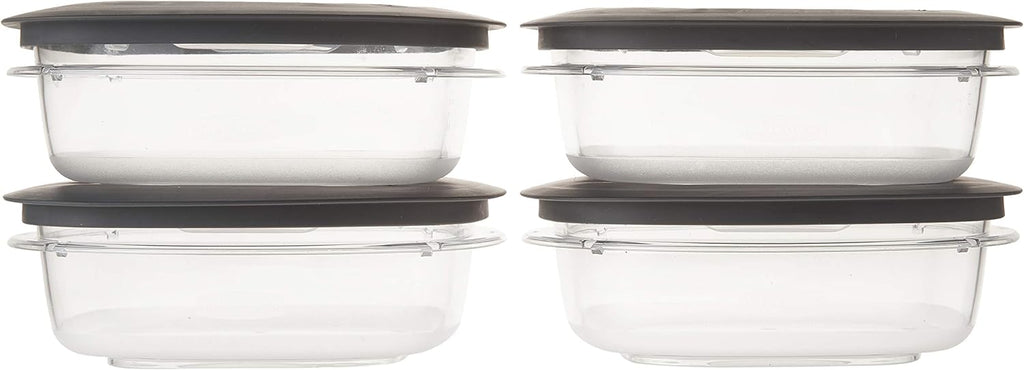 Food Storage Container, 3 Cup, Grey (4 Pack) H61271