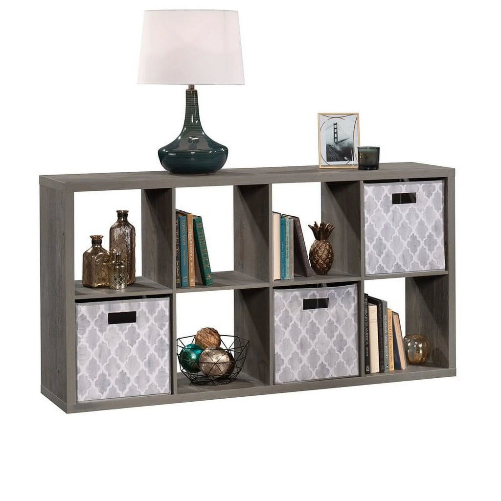 8-Cube Organizer Storage Bookshelf, Mystic Oak Finish B5957
