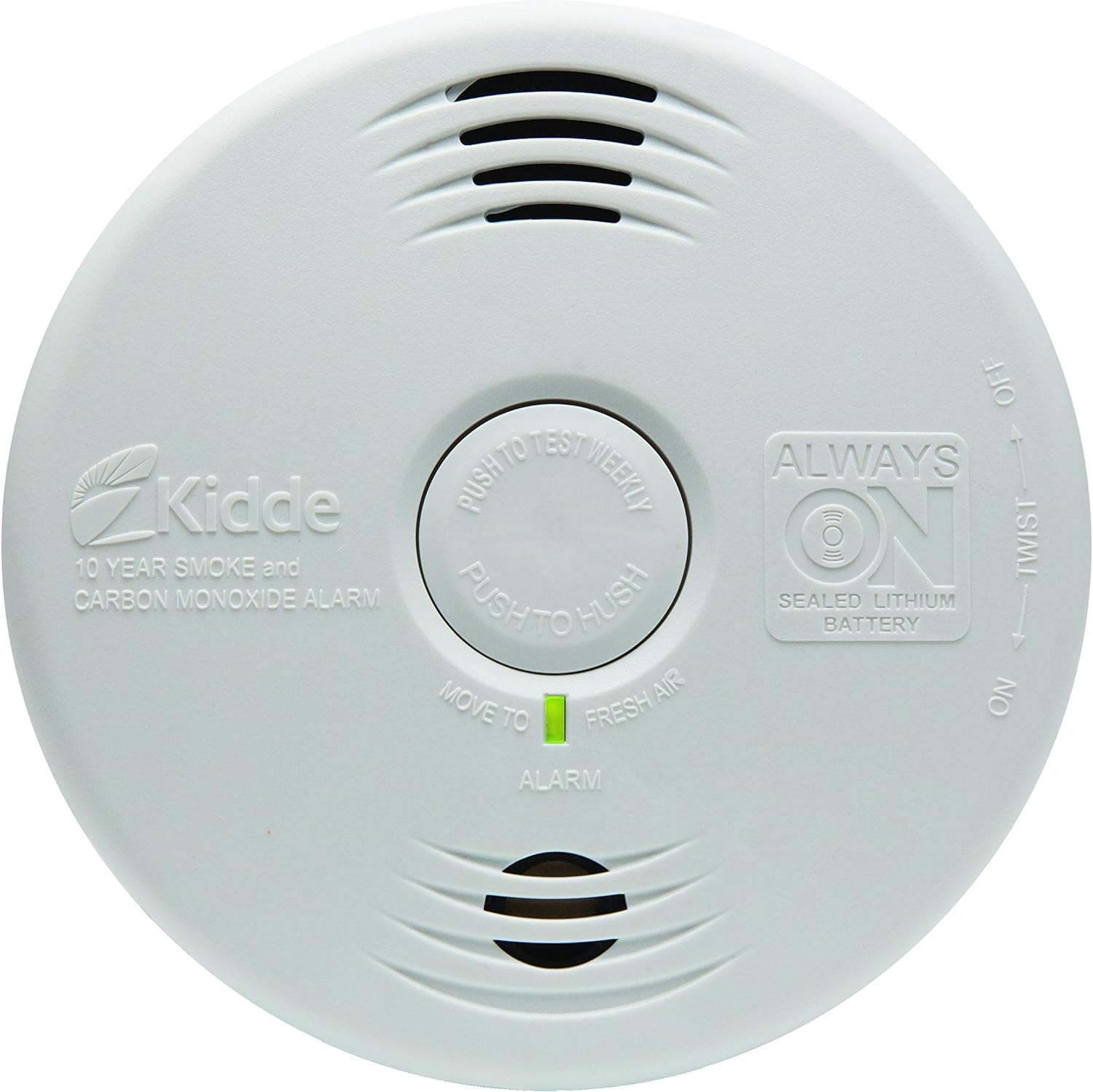 Smoke & Carbon Monoxide Detector, 10-Year Battery, Voice Alerts E153537