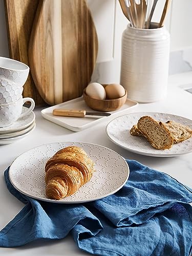 Ceramic Dinnerware Set 12 Pieces, Plates and Bowls, Oven Safe P901353