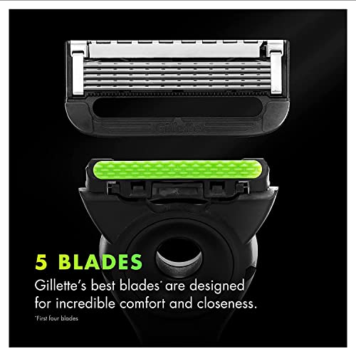 Men’s Razor Blade Refills with Exfoliating Bar, 10 Cartridges I7155