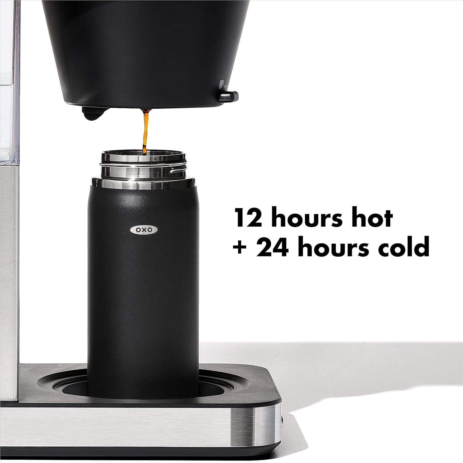 8 Cup Coffee Maker with Stainless Steel Thermal Mug O457109