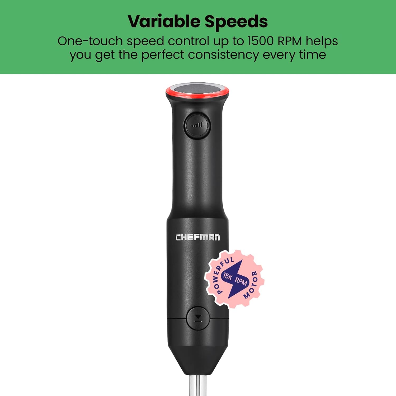 Cordless Immersion Blender with One-Touch Speed Control K9259
