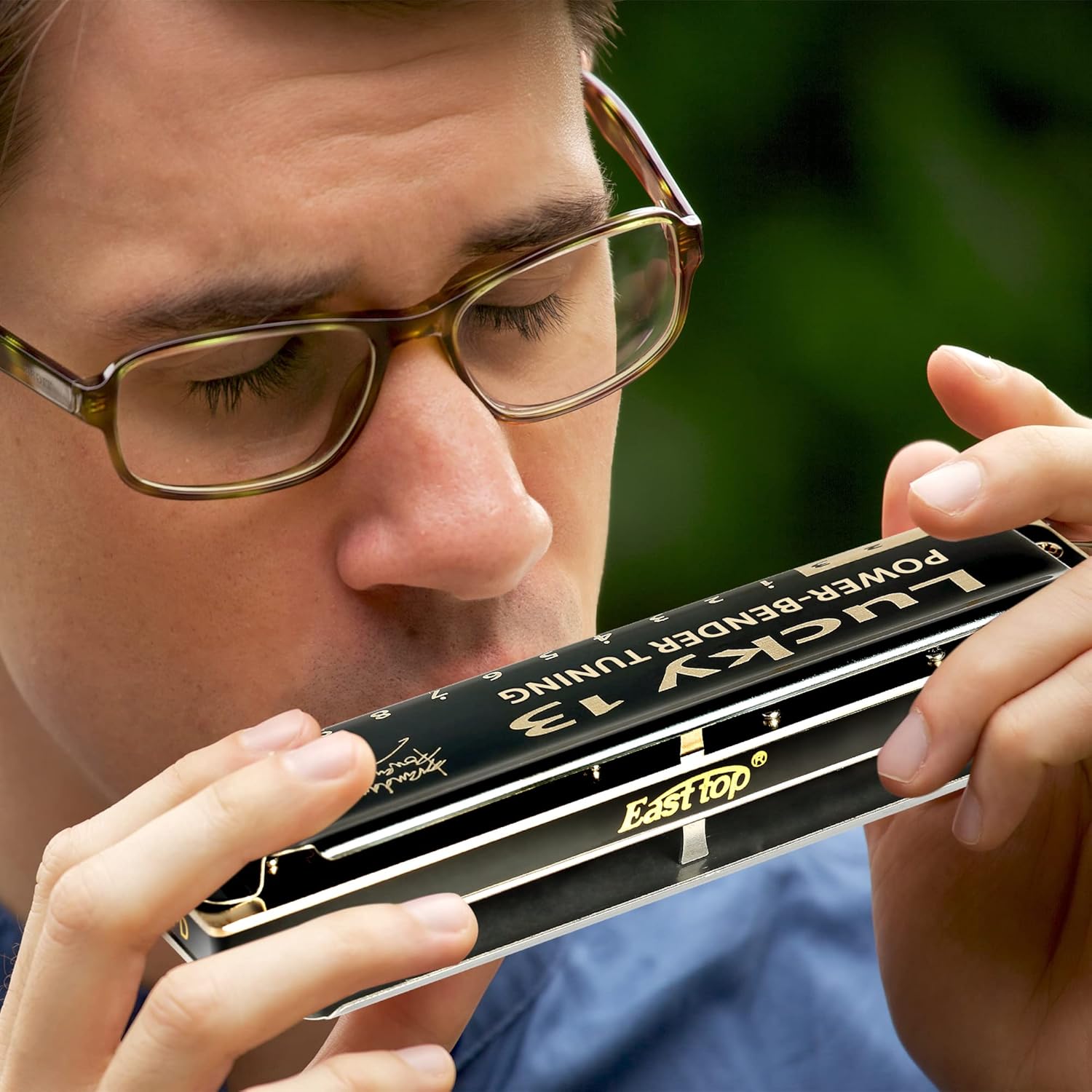 13 Hole Diatonic Harmonica in C Key for Adults F665940