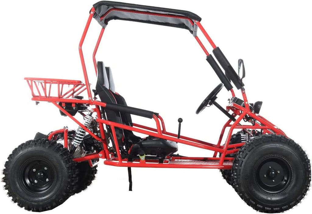 125cc Gas Go Kart Semi-Automatic with Reverse 18/19 Inch Wheels P66369