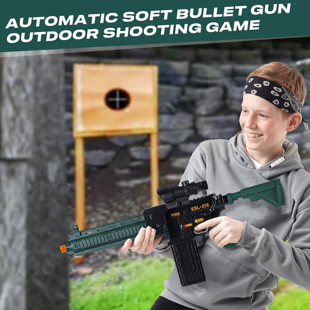 Foam Blaster Toy Gun with Soft Bullets for Outdoor Games Y69220