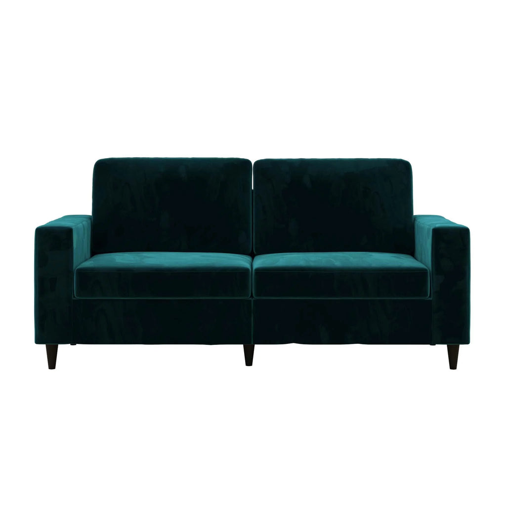 Green Velvet 3 Seater Sofa R889