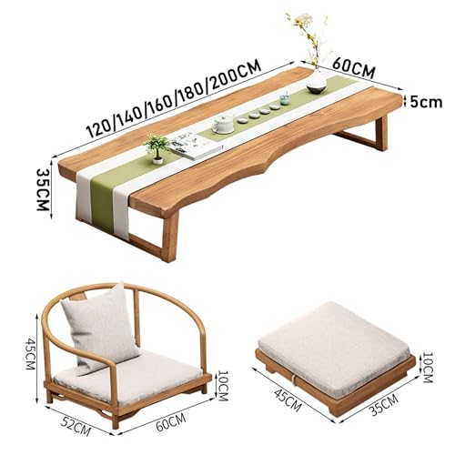 Japanese Floor Table Low Table for Living Room Tatami 160x60cm J235136