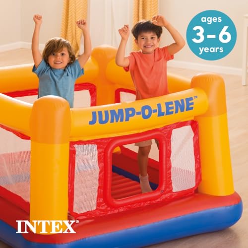 Inflatable Playhouse Trampoline Bounce Castle with Crawl-Thru Door for Kids X9719