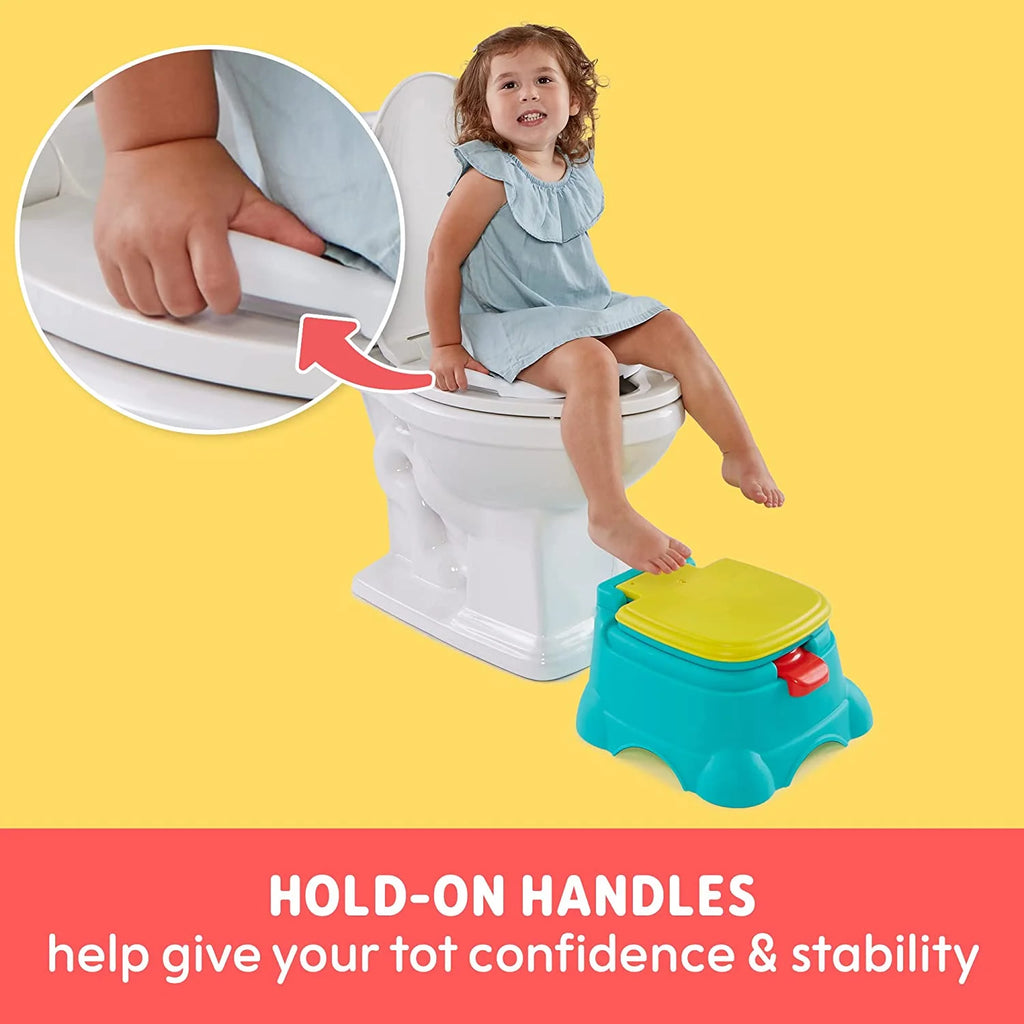 3-in-1 Potty Chair, Toilet Trainer, and Step Stool - Blue C2153