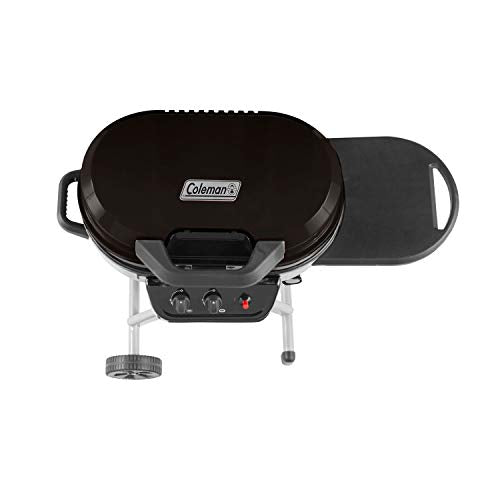 Portable Stand-Up Propane Grill with Push-Button Starter, Folding Legs & Wheels K8833