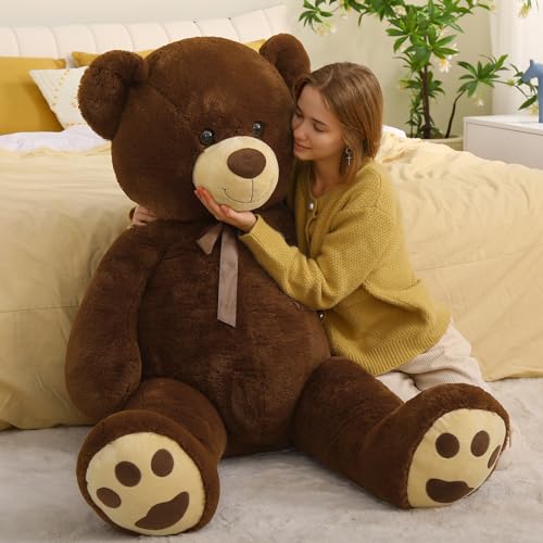 Giant Teddy Bear 6ft Stuffed Animal with Red Heart Q576
