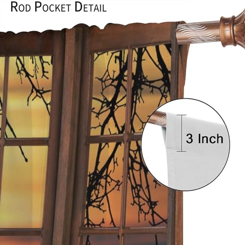 Blackout Curtain for Bedroom Living Room, 42x45 Inch S348