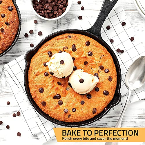 Cast Iron Skillet Frying Pan 10.25 Inch for Indoor and Outdoor Cooking P975827