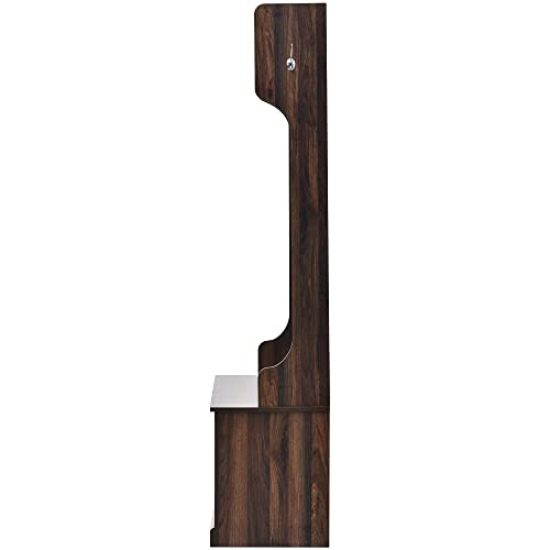 Hall Tree with Storage Bench and 6 Hooks H51569