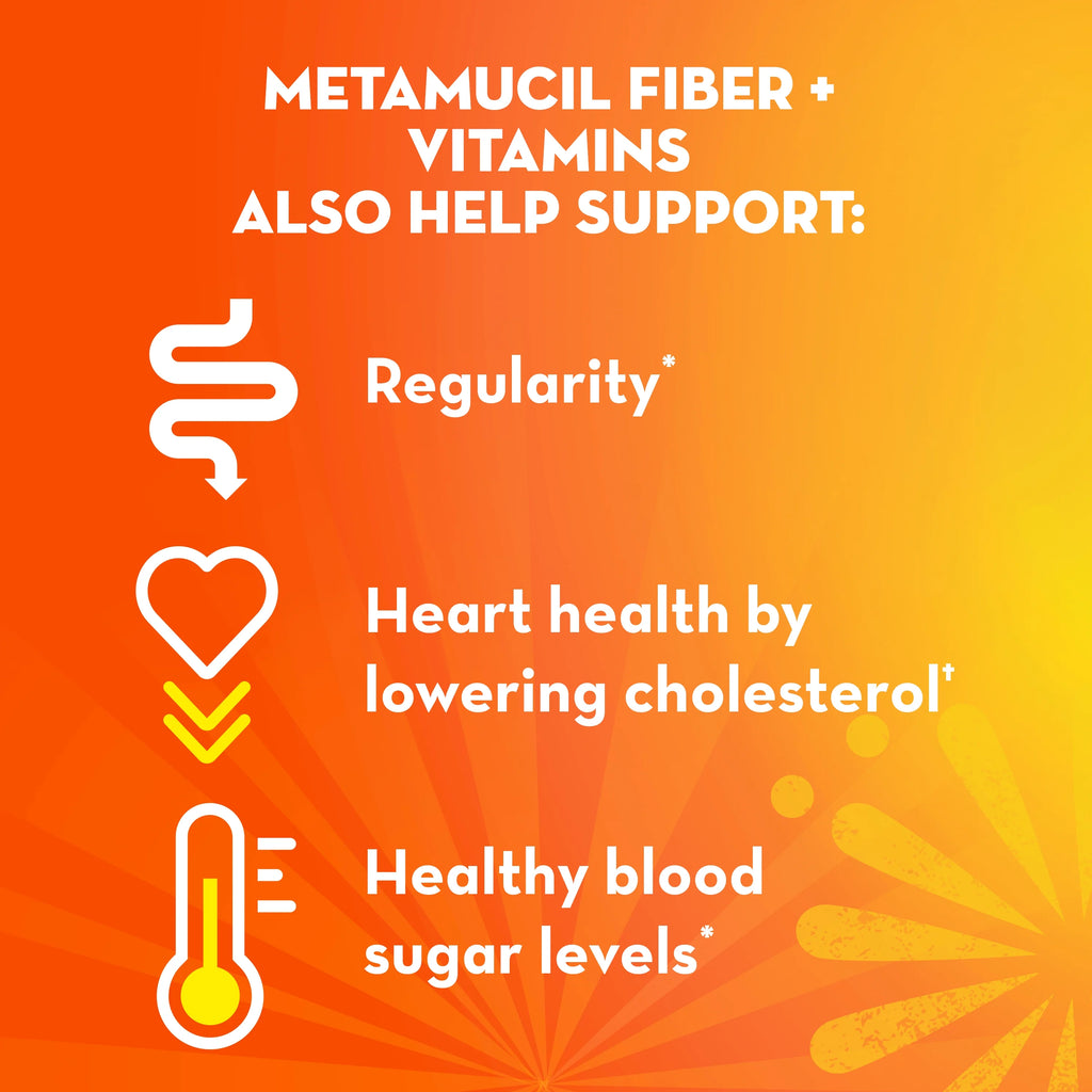 Daily Fiber Supplement with Vitamins C, D & B12, Sparkling Citrus Drink, 50 Servings V3763