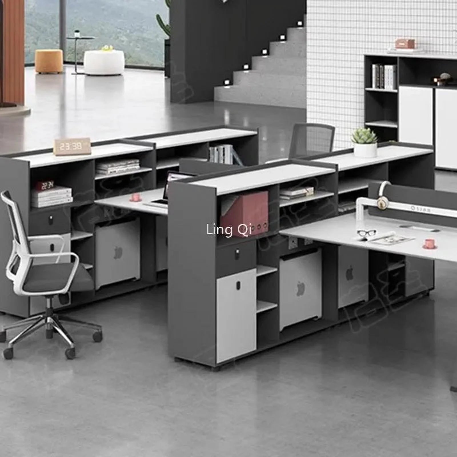 Executive Office Desk with Computer Workstation O951086