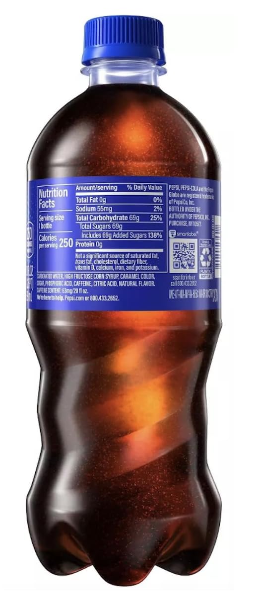 Cola Soda 20oz Bottles (Pack of 24) I2131
