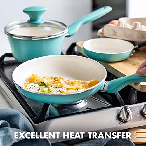 Healthy Ceramic Nonstick 10 Inch Frying Pan Skillet, PFAS-Free I511