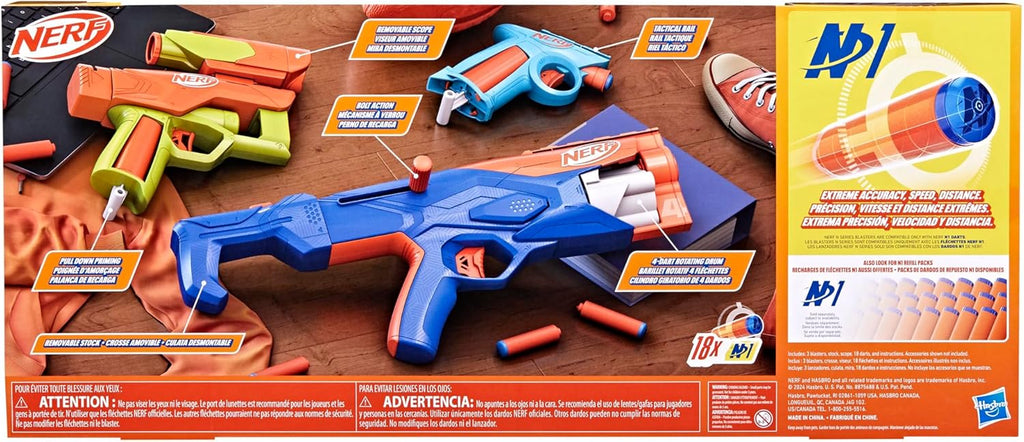 N Series Gear Up Pack, 3 Blasters, 18 Darts, Outdoor Games, Ages 8+ F2967