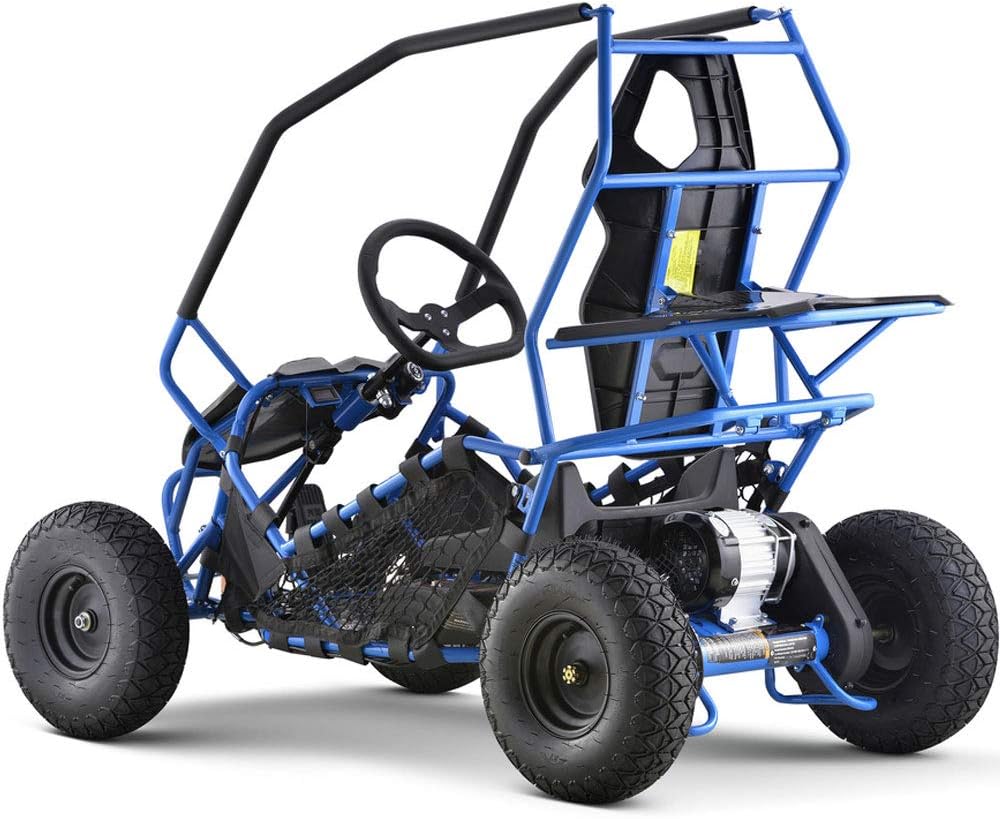 Kids Electric Go Kart 1000w Blue E52232