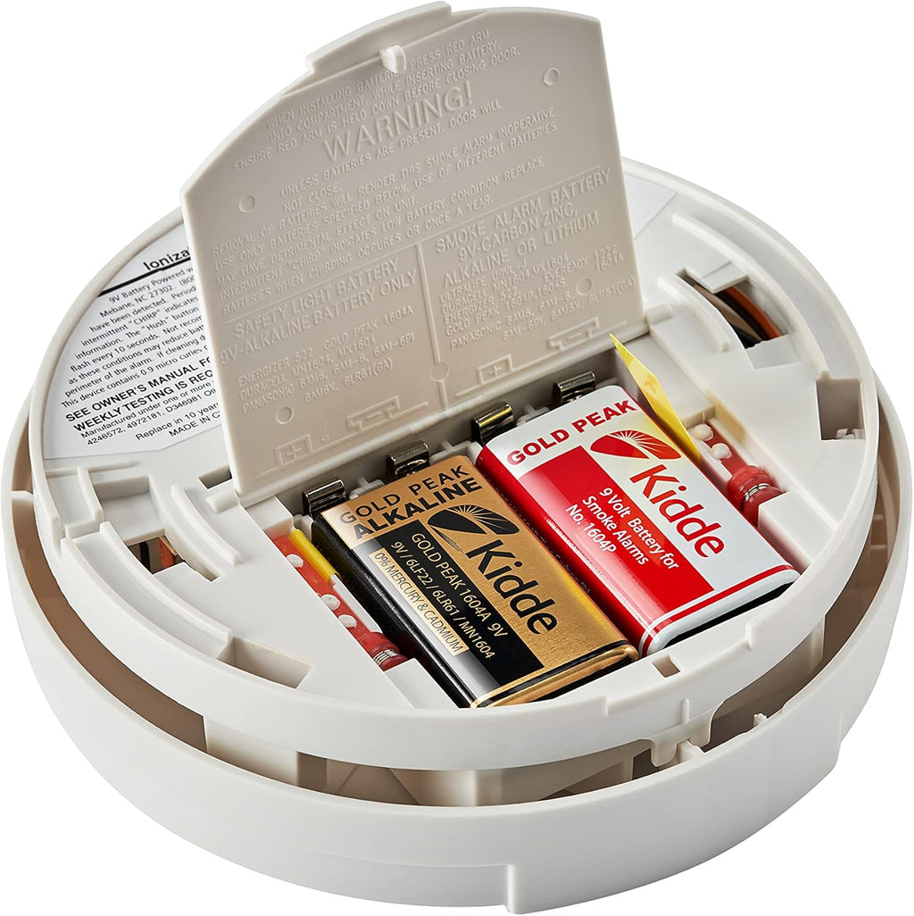 Smoke Detector with Safety Light, Battery Operated Alarm for Hallways S310