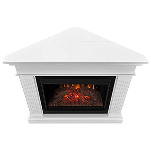 Corner Electric Fireplace Mantel Heater with Remote Control, 1500W I377501