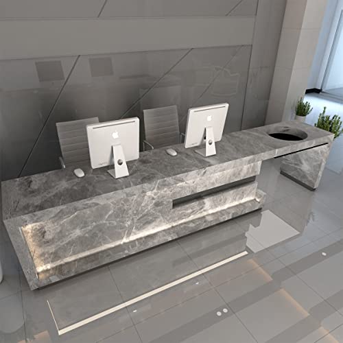 Marble Peel and Stick Contact Paper for Countertop, Matte Grey O968416