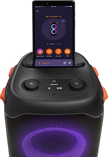 Portable Party Speaker with Built-in Lights and Deep Bass Q67893