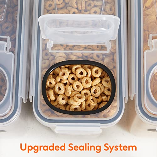 Cereal Containers with Flip-Top Lids, 4-Piece Airtight Food Storage Set P421012