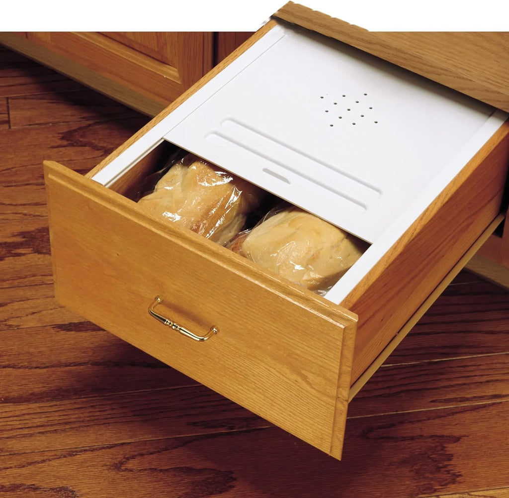 Small Kitchen Bread Drawer Cover Kit, White D406
