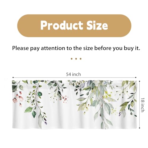 Crochet Valance for Windows with Tassels, Sheer Lace Curtain, 1 Panel T521