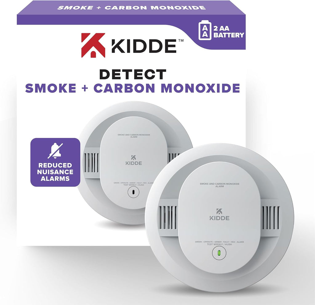 Smoke & Carbon Monoxide Detector, 10-Year Battery J6151