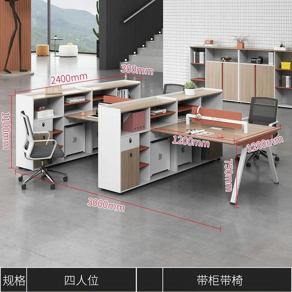 Executive Office Desk with Computer Workstation O951086