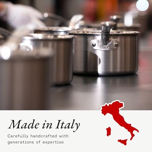 2 Quart Stainless Steel Saucier Pan, 5 Ply, Induction Compatible D24568