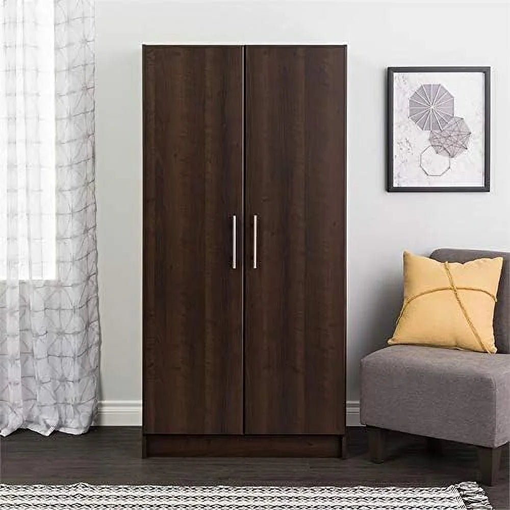 32" Espresso Wardrobe Armoire G765
