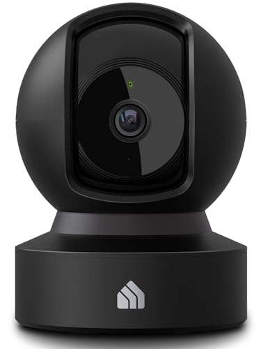 Kasa Indoor Pan/Tilt Smart Security Camera, 1080p HD Dog-Camera,2.4GHz with Night Vision,Motion Detection for Baby and Pet Monitor, Cloud & SD Card Storage, Works with Alexa& Google Home (EC70), White