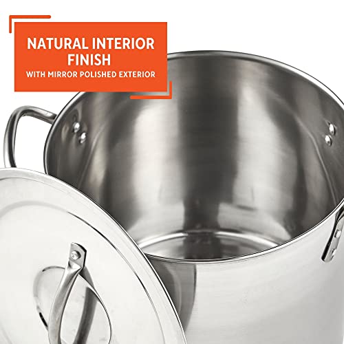 16qt Stainless Steel Stock Pot D555283