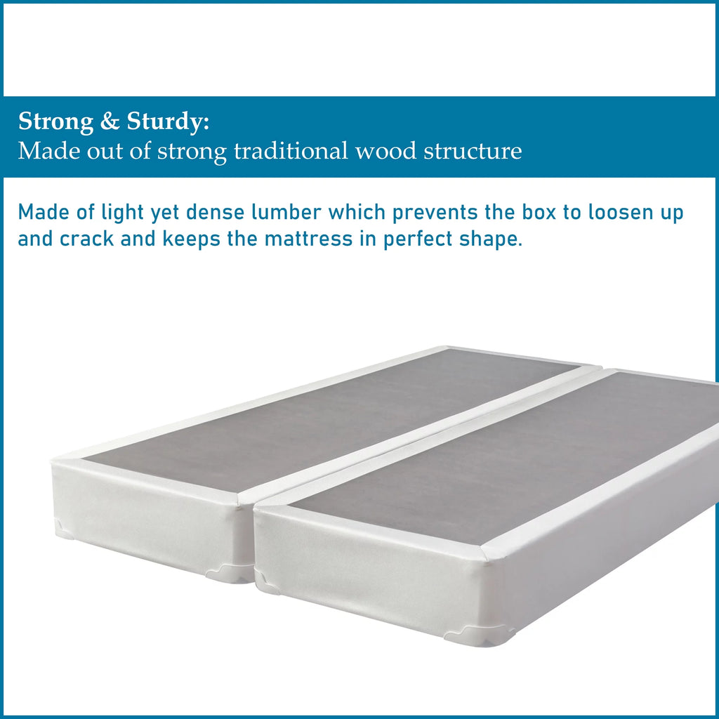 Queen Size Box Spring for Mattress, 8 Inch B768