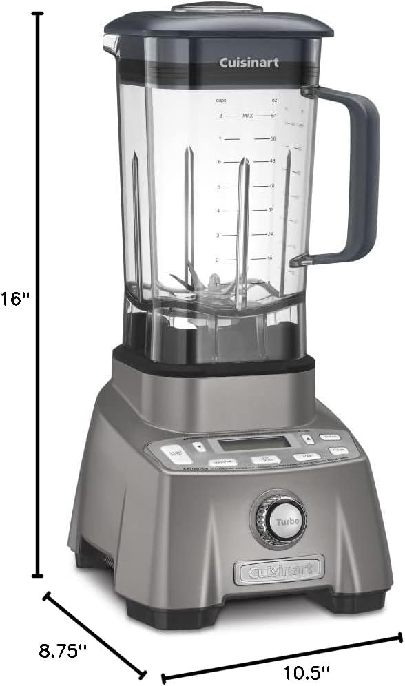 Blender for Shakes and Smoothies, 3.5 Peak, Gunmetal T786