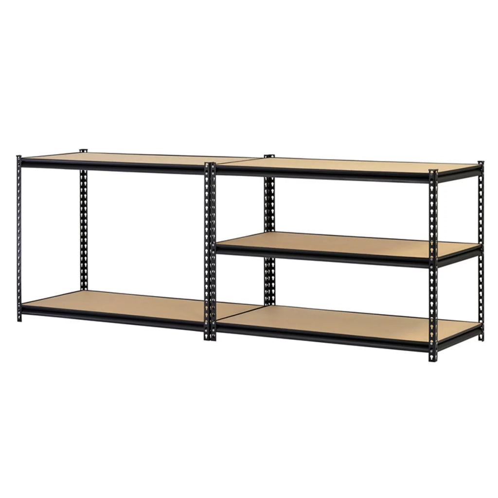 5-Tier Steel Shelving, 48"W x 18"D x 72"H, Black A1113