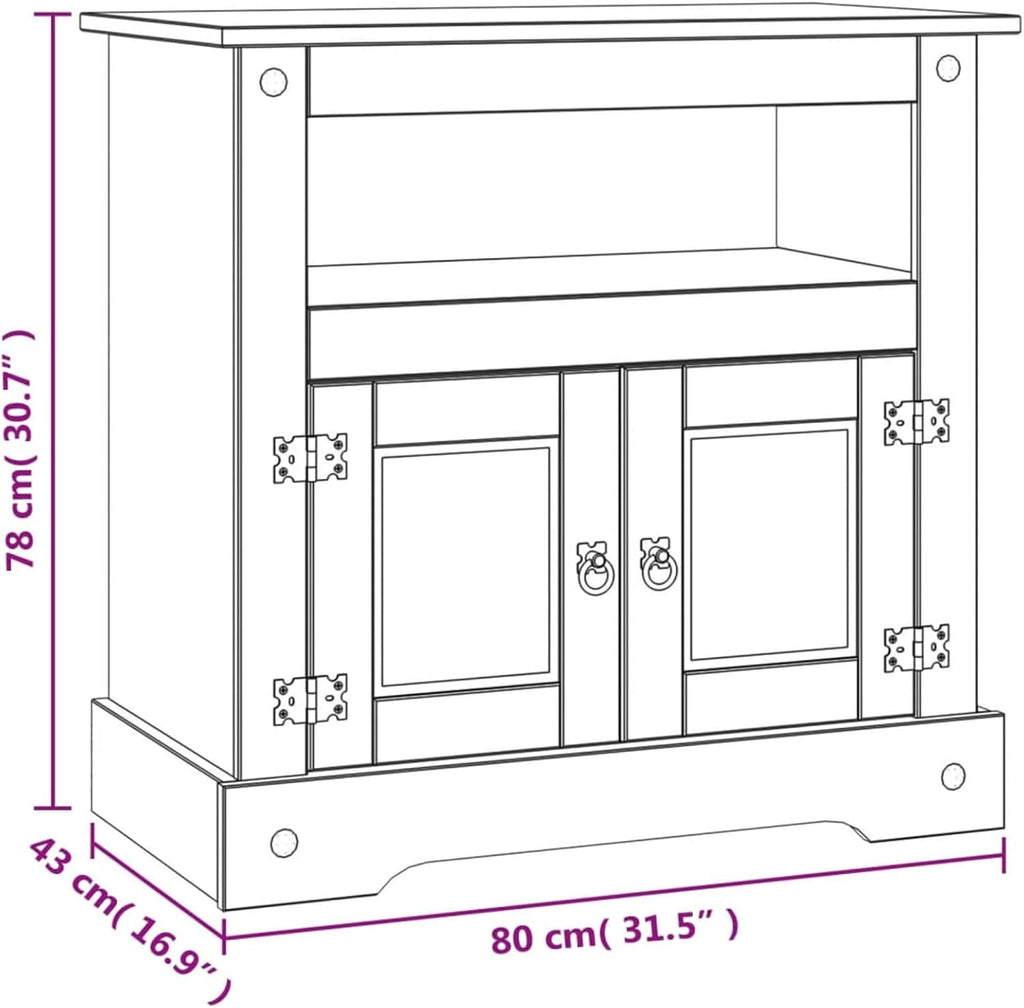 TV Stand for Living Room, 31.5"x16.9"x30.7" T5200