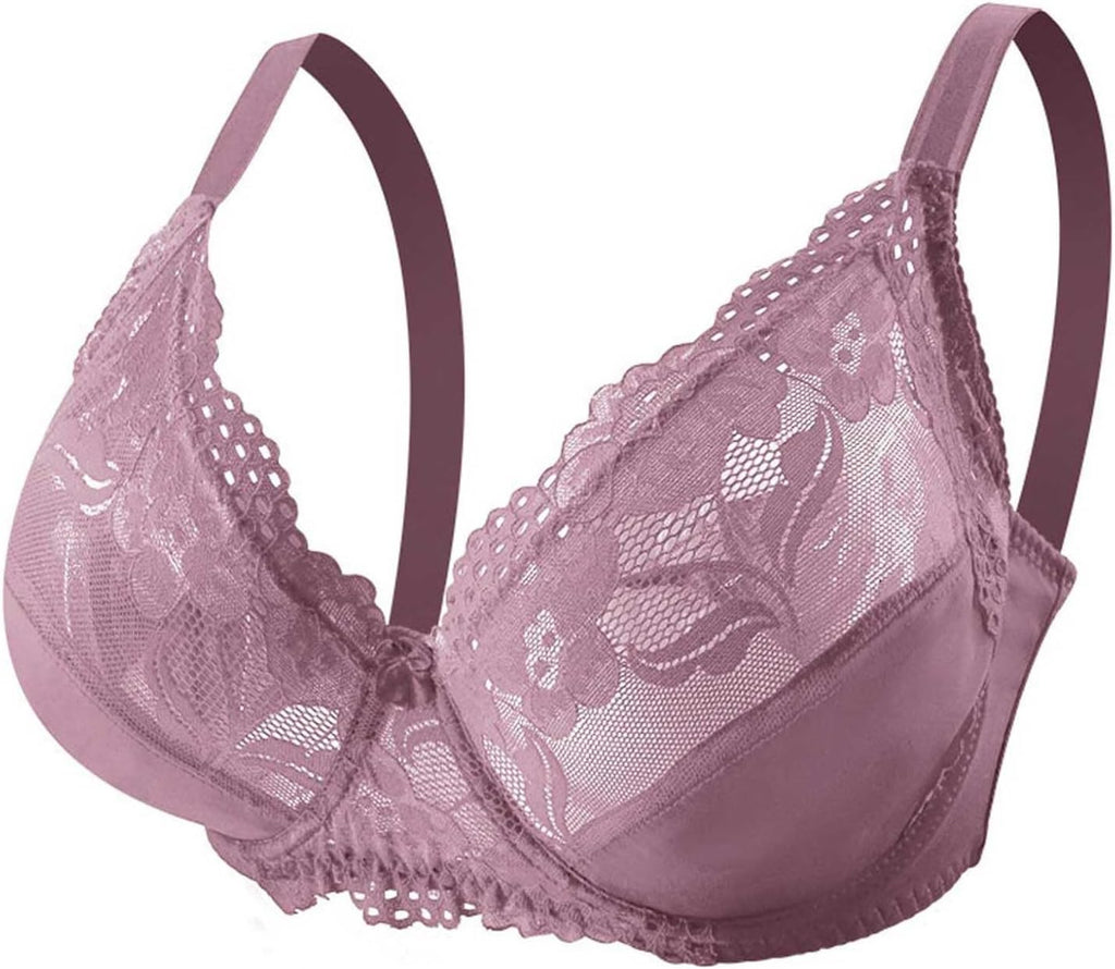 Grey Lace Bralette Bra Extensions 3 and 4 Hook Plus Size J6066