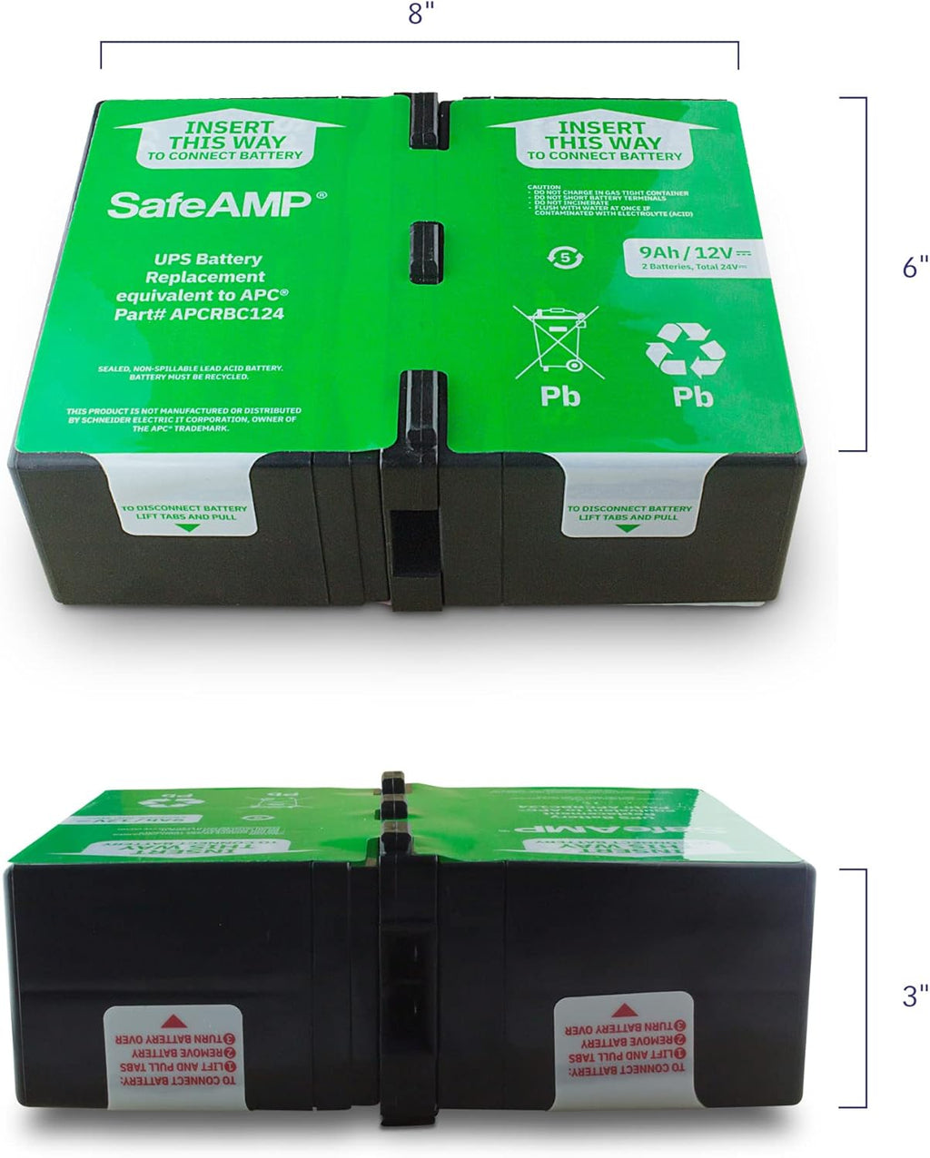 24VDC 9Ah VRLA Battery Replacement for UPS E847839