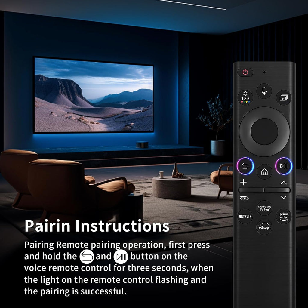 Solar Voice Remote Control for Smart TV, Black U1580