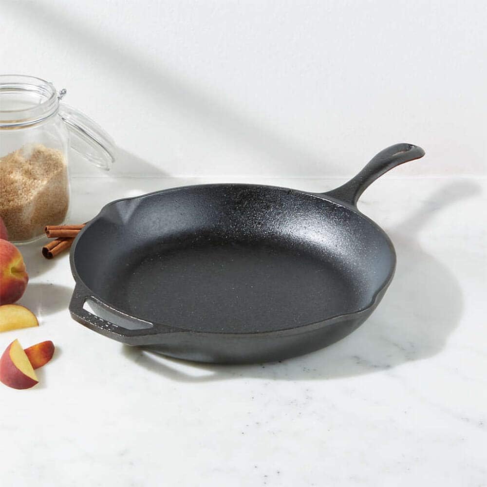 Cast Iron Skillet 12 Inch with Ergonomic Handles B2357