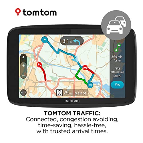 6" GPS Navigation Device with World Maps, Traffic and Speed Camera Alerts M910638